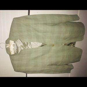 New Armani Jacket Square Check size 10 runs Small